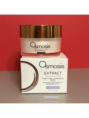 Osmosis Extract Purifying Charcoal Mask, 1oz, NIB, Blemish-Prone Acne Skin